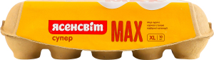 Яйца куриные пищевые столовые XL СВ Супер Max Ясенсвіт к/у 10шт