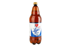 Пиво 1.95л 4.3% светлое пастеризованное Light Чернігівське п/бут