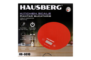 Весы кухонные электронные до 5кг Home Hausberg 1шт