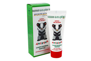 Крем-бальзам детский с барсучьим жиром Еліксір 75мл