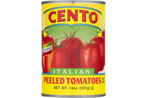 Cento Italian Peeled Tomatoes with Basil Leaf