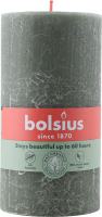 Свічка зелена 13х6.8см №103668790370 Bolsius 1шт
