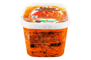 Морква маринована з грибами лисичками Повний Кошик відро 1кг