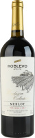 Вино 0.75л 11-14% красное сухое ординарное столовое сортовое Мерло Exclusive collection Koblevo бут