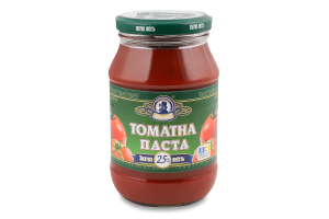 Паста томатна 25% 480г твіст/б ЖирноВ