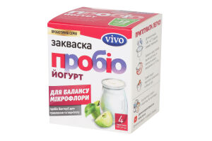 Закваска бактериальная сухая Пробио йогурт Vivo к/у 4х1г