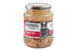 Корм д/котів шматочки філе індички в желе 360г твіст/б Басттет"о