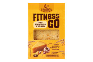 Хлібці з пармезаном та часником Fitness go Ay Da Baker к/у 80г