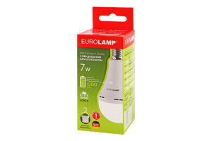 Лампа светодиодная со встроенным аккумулятором 7w E27 Eurolamp 1шт