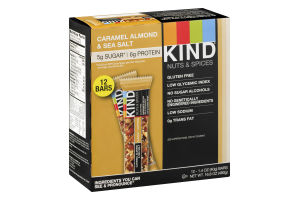 Kind Nuts & Spices Caramel Almond & Sea Salt - 12 CT