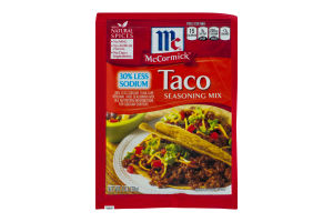 McCormick Taco Seasoning Mix 30% Less Sodium