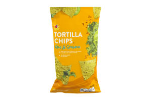 Ahold Tortilla Chips Kale & Spinach