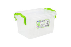 Контейнер пищевой 0.8л 162х112х93мм №02 Lux Ал-Пластик 1шт