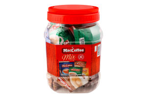 Напиток кофейный растворимый 4 аромата 3в1 Mix ассорти MacCoffee п/б 48х18г