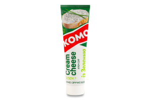 Крем-сир 60% із зеленню Комо туб 150г