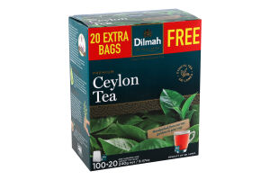 Чай черный цейлонский Premium Dilmah 100х2г