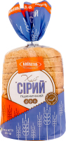 Хлеб пшеничный нарезанный ломтиками Серый Київхліб м/у 400г