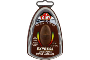 Kiwi Express Shine Instant Shine Sponge Brown