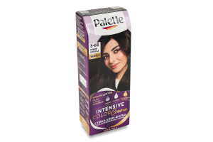 Крем-фарба для волосся стійка Інтенсивний колір №3-65 Palette 1шт