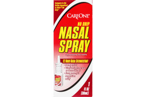 CareOne Nasal Spray No Drip 12 Hour Nasal Decongestant