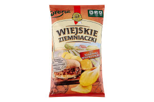 Чіпси Wiejskie Ziemniaczki Тушк свинина 130г