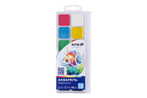 Фарби акварельні 12 кольорів №K-061 Classic Kite 1шт