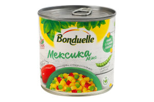 Суміш овочева стерилізована Мексика мікс Bonduelle з/б 300г