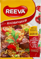 Лапша быстрого приготовления со вкусом говядины Reeva м/у 85г