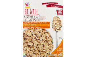 Ahold Be Well Crispy Rice & Wheat Flake Cereal Vanilla Almond