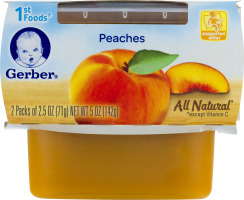 Gerber 1st Foods Peaches Supported Sitter - 2 PK