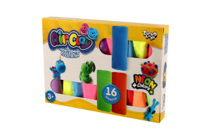 Пластилін повітряний Еір клай 16шт Данко Тойс