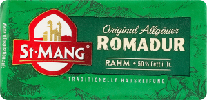 Сир 40% м'який вершковий з червоною скоринкою Ромадур St. Mang м/у 100г
