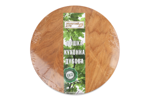 Дошка кухонна дерев"яна кругла 30см Забава