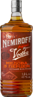 Настоянка 1л 40% Українська медова з перцем Originals Nemiroff пл