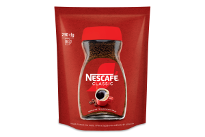 Кофе растворимый гранулированный Classic Nescafe д/п 230г