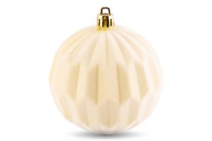 Прикраса ялинкова Куля Велюр 80мм 31977