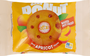 Кекс с наполнителем со вкусом абрикоса Cake Donut Narobake м/у 50г