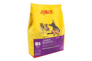Корм сухий повнораціонний для підростаючих собак Sensitive Junior JosiDog м/у 900г
