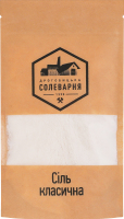 Сіль кухонна виварна Класична Дрогобицька Дрогобицька Солеварня д/п 100г