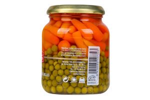 Горошок Helios зелений дрібний з морквою конс