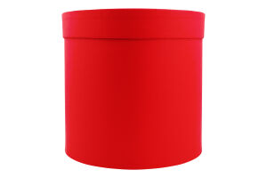 Коробка подарункова червона кругла 17*19см НК-29 Екстрафікс