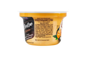 Десерт кисломолочний 5% з наповнювачем Зі смаком сінабон з корицею та мандарином Деліссімо Selection Danone ст 180г