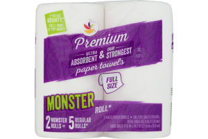 Ahold Full Size Monster Roll Paper Towels - 2 CT