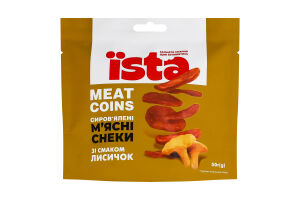 Снеки мясные со вкусом лисичек Meat Coins Їsta с/в д/п 50г