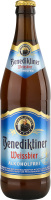 Пиво 0.5л 0.5% безалкогольне світле нефільтроване Weissbier Benediktiner пл