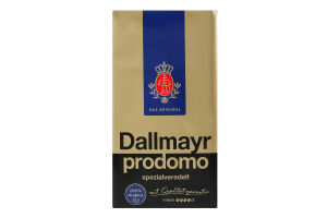 Кофе натуральный жареный молотый Prodomo Dallmayr м/у 500г