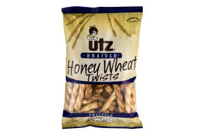 Utz Braided Pretzels Honey Wheat Twists