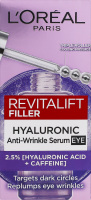 Сыворотка для кожи вокруг глаз Revitalift Filler +Hyaluronic Acid L'Oreal Paris 20мл