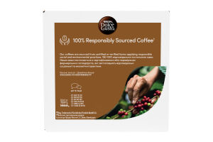 Напиток кофейный растворимый Cafe Au Lait Dolche Gusto Nescafe к/у 16х10г