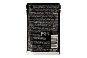 Корм консервований повнораціонний для дорослих котів з лососем в соусі Відбірні шматочки Sheba д/п 85г